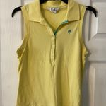 Lilly Pulitzer  Vintage Yellow Sleeveless Polo Tank size M length 22” bust 32” Photo 0