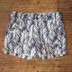 Banana Republic flat front palm leaf shorts Black Size 4 Photo 0