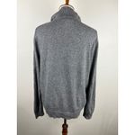 Banana Republic Heather Gray Full Zip Knit Sweater Jacket Women's Large Photo 1