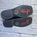 Justin Gypsy Andra Cowboy Boot Size 7 B L9977 Black Western Leather Cowgirl 8" Photo 8