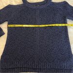 International concepts Cold Shoulder Sweater Women’s Size XL Blue Black Photo 10