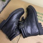 Mens Jacata Leather Water Resistant Boots Size 8 Black Photo 0