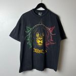ODM Lion Graphic Tee T Shirt Vintage Y2K Large L Black Graphic Size XL Photo 13