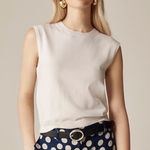 J.Crew  Featherweight cashmere-blend cropped sweater shell Photo 0