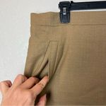 J.Crew  Classic Tan Women's Wrap Skirt with Tie Skirt Size 12 Photo 1