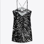 ZARA Animal Print Short Dress Photo 7