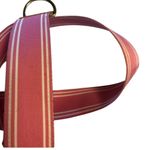 Pink and Tan Belt with Double D Ring Buckle like New Photo 4