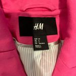 H&M  Blazer Womens 4 Hot Pink One Button Casual Preppy Jacket Modest Minimalist Photo 1