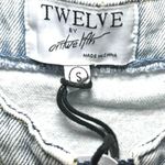 NWT OnTwelve Womens Heart Shaped Mini Denim Dress Light Wash Size Small Blue Photo 7