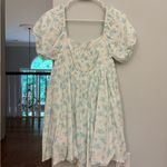 Floral Baby Doll Summer Dress White Size L Photo 1