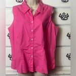 st. john's bay Vintage St‎ John’s Bay Sleeveless Button-Up Top Photo 2