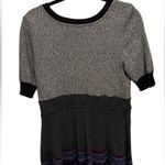 Free People  grey short sleeve peplum shirt size large nwt Photo 2