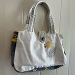 A Rare HTF Vintage Japanese Brand Shinzi Katoh Cotton Tote Handbag Bag White Photo 2