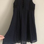 Free People  navy black lace dress size 0 Photo 1