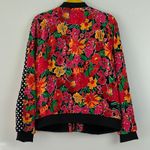 ZARA  |Multicolor Floral Bomber Jacket sz Large Photo 4