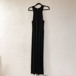 ALLSAINTS  Kura Racer Neck Maxi Dress in Black Size 8 Photo 1