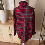 Tuckernuck  Red Plaid‎ Royal Stewart Tartan Ruffle Reagan Button Size XXL Photo 8