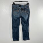 Aura Riders by Lee Womens Jeans 8 Average Mid Rise Straight Leg Embellished Photo 3