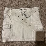 H&M NWT Cream cargo skirt Photo 1