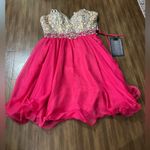 Mac Duggal NWT  embellished short prom homecoming event dress 81928N fuschia sz 2 Photo 5