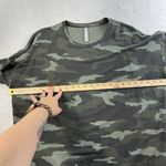 Athleta L Large Sweatshirt Studio to Street Printed Green Camo Terry 509995 Soft Photo 8