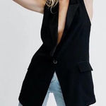 Free People Black Fall Vest XS Photo 0