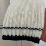 Calvin Klein Beige Sweater with Lace Up Neck Photo 2