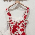 Greylin Madi Linen Sweetheart Neck Midi Dress One Size NWT Casual Vacation Photo 7