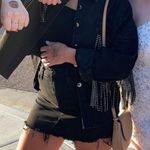 Vervet Black Jean Skirt Photo 0