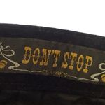 Vintage 80s Suede Leather Patchwork Skirt Black Size 10 Photo 3