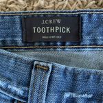 J.Crew Toothpick ankle size 31 distressed blue jeans W34xL28.5 Photo 1