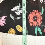 Yumi Kim Black Trinity Floral Print Relaxed Fit Midi Skirt Size Small Photo 6