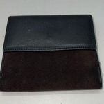 Gucci Suede and Leather Bi Fold Coin Purse Wallet (See photos and description) Photo 0
