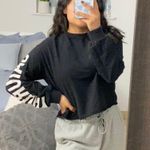 H&M Black Long Sleeve “Saturday” Slogan Shirt Photo 0