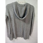 American Eagle  Outfitters Womens‎ Gray Open Long Sleeve Hood Cardigan Sweater XS Photo 8