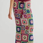 Free People FLOOK X  crochet maxi skirt XS Photo 0