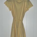 LC Lauren Conrad Short Sleeve Solid Yellow Dress Photo 1