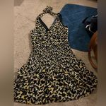 Amanda Uprichard  zita leopard print mini dress s Photo 11