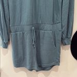 Kittenish  Blue Long Sleeve Romper with Zipper Photo 2