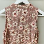 Gypsies & Moondust Floral Blush Pink Tank Top Pink Sz Medium Photo 3
