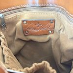 Patricia Nash  Venezia Metallic Python Leather Crossbody Bag Brown Buckle Strap Photo 6