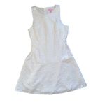 Lilly Pulitzer Kent White Resort Trellis Lace Fit and Flare Dress Women’s Medium Photo 1