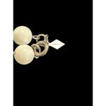 Vintage SARAH COVENTRY Necklace White ACRYLIC Fancy BEADS 30 Inch Photo 2