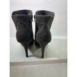 dexflex comfort  Quilted Faux Suede Stiletto Heel Ankle Boots Women's Gray 8.5 Photo 1