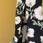 AQUA  Soprano Floral Print Black Maxi Dress Tie Waist Size Small Photo 4