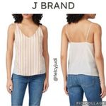 J Brand RTR  Silk Blend Multicolor Striped‎ Tank Top Sz M Photo 1