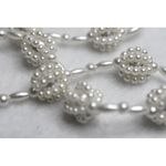 Source Unknown Y2K Wedding Bridal Cluster Faux Pearl Single Strand Unique Statement Necklace Photo 2