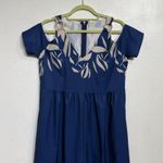 Made With Love Navy Floral Cold Shoulder Wide Leg Jumpsuit Sz M NWT Blue Size M Photo 2