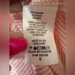 Labiz Pink Striped Seersucker Bow Top NWT Photo 6