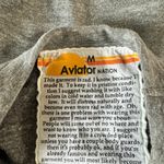 Aviator Nation  - Bolt Cropped Classic Crewneck Heather Navy Neon Sz M Photo 6